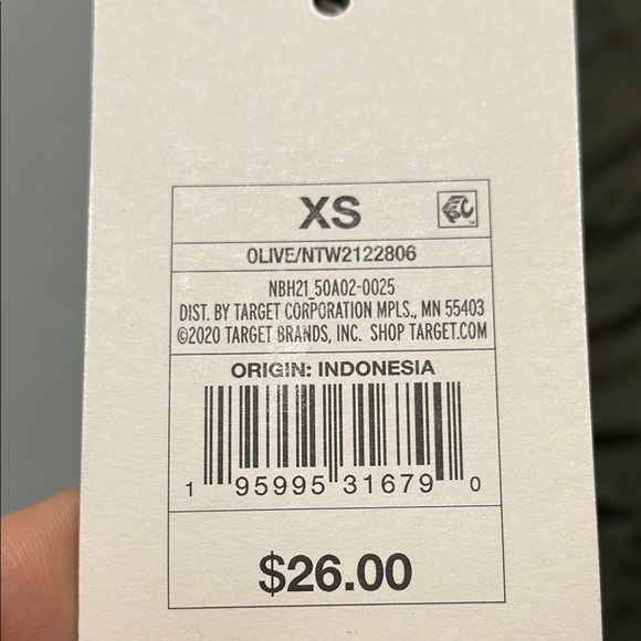 The Nines by HATCH Olive Green Smocked Waistband Women's Shorts - Picture 5 of 11